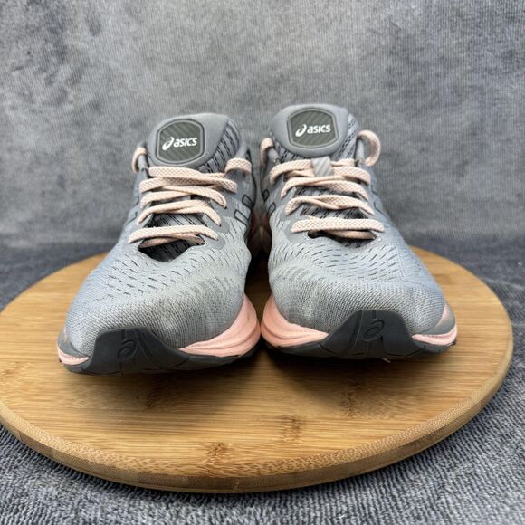 Asics Gel Kayano 27 Shoes Womens Size 10 Wide Gray Pink Running Support - Picture 2 of 10